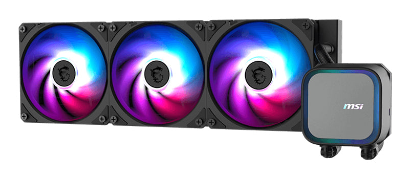 Enfriamiento Liquido MSI MAG CORELIQUID A13 360 para CPU 3x 120mm hasta 2000RPM Blanco