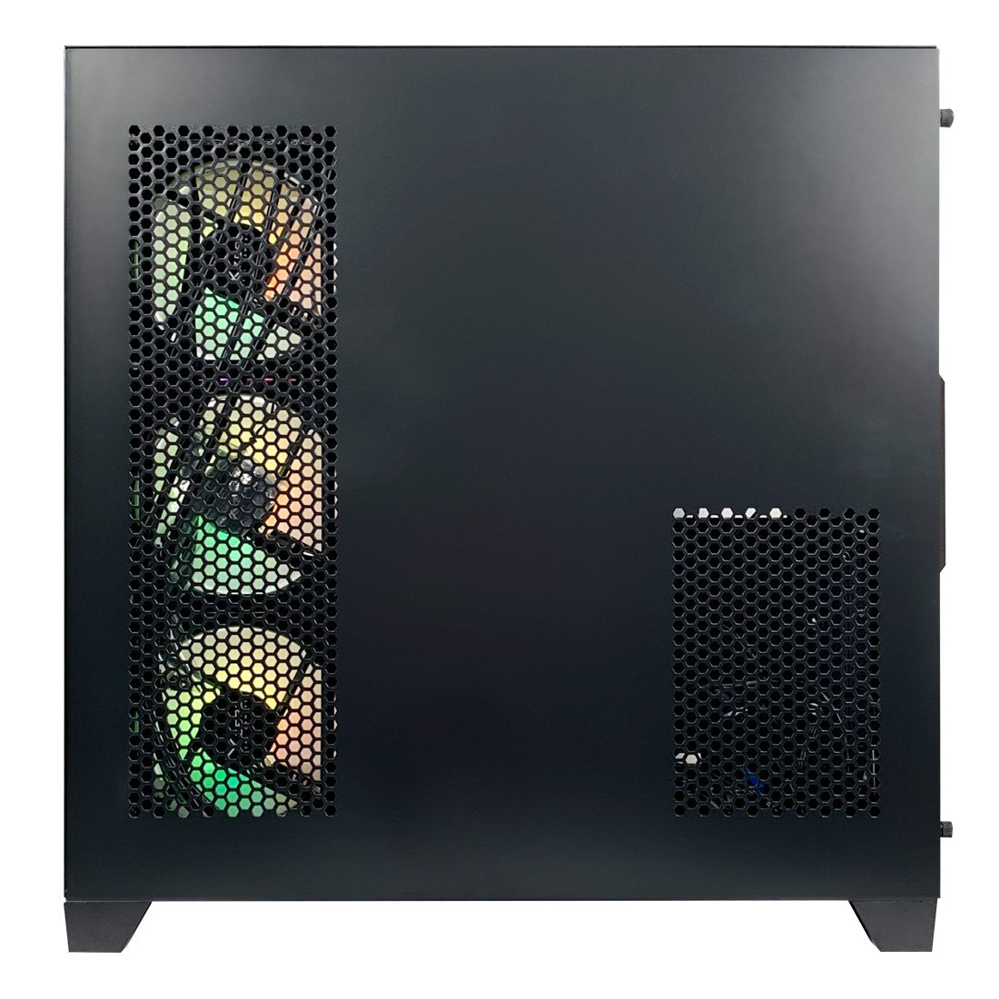 Gabinete Gamer Xzeal Mid Tower XZ150 ATX Panel Vidrio + Metal 2xUSB1.0 + 1xUSD3.0 + 1x3.5mm + 4 ARGB Ventiladores Negro