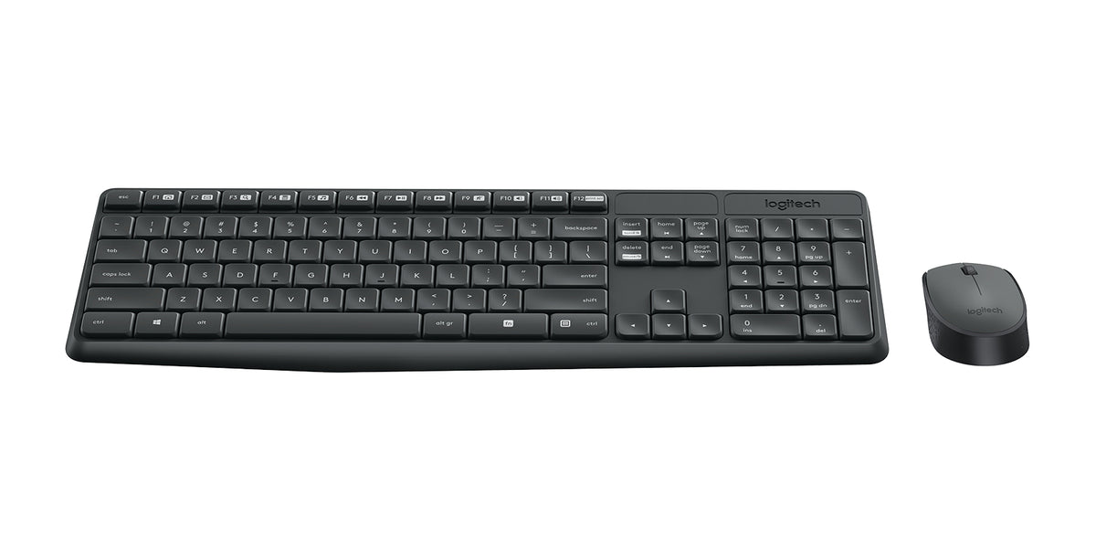 Logitech 920-007901 teclado Ratón incluido Oficina RF inalámbrico Español Gris