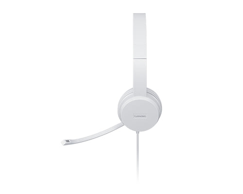 Diadema Alámbrica Lenovo 110 USB Color Nube Gris