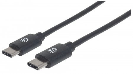 Cable Manhattan USB-C 2.0 Alta Velocidad 50cm Color Negro