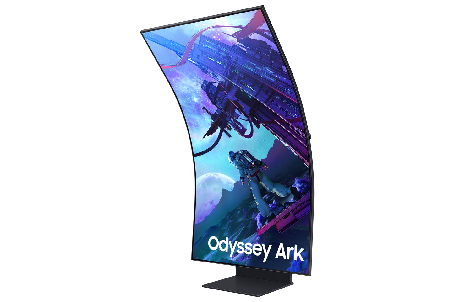 Monitor Samsung 55" Gaming Odyssey Ark 2th Gen 4K 3840x2160 165HZ VA Curvo 1000R 1MS HDR10 Bocinas Gaming HUB SMA