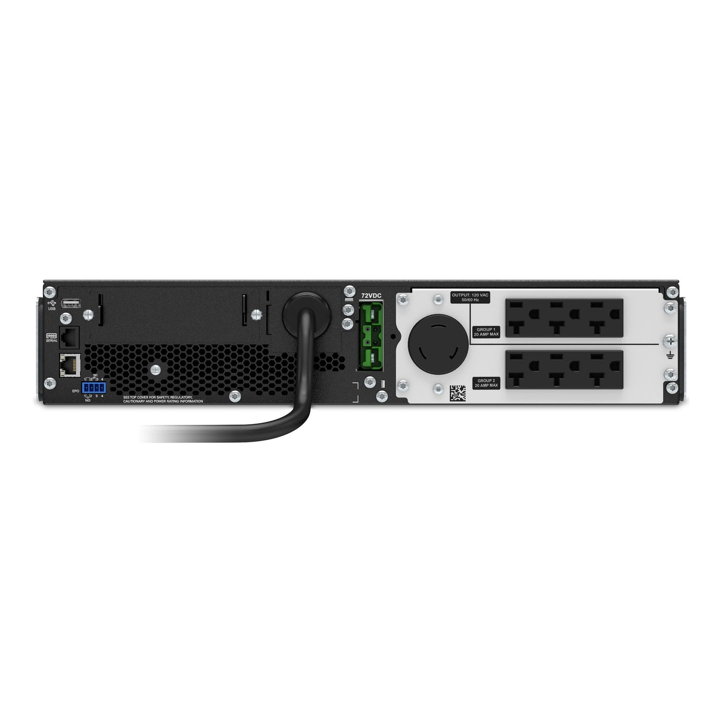 UPS APC Smart Slot 2200VA Montaje Rack 2U 120V 6 Salidas NEMA 5-20R Autonomía Extendida