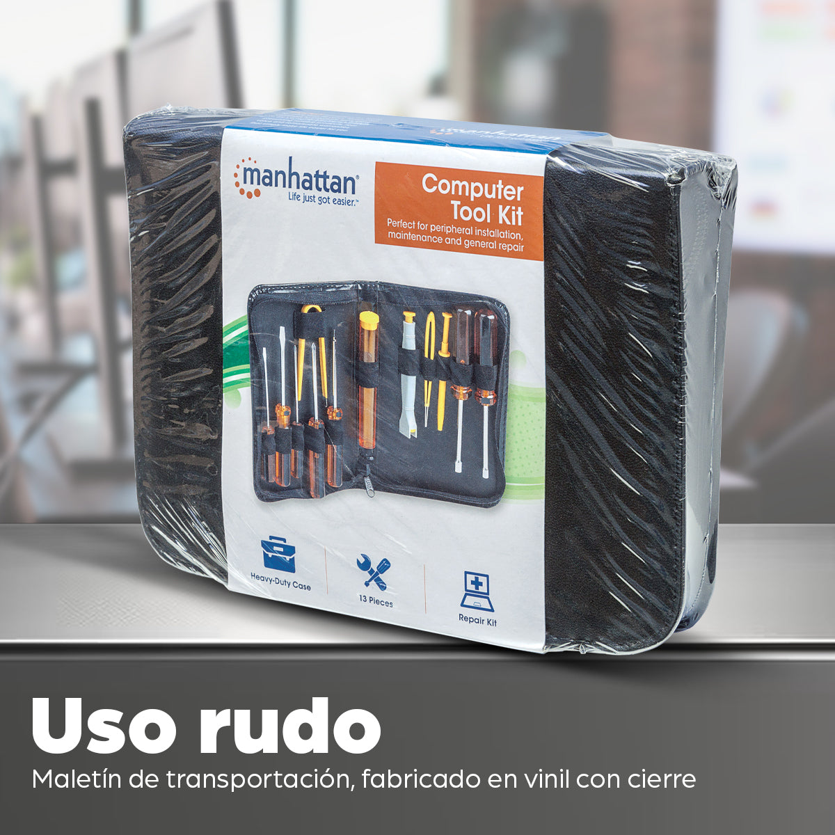 Kit Herramientas Manhattan Básico para Computadora 13 Pzas
