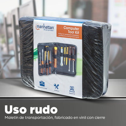 Kit Herramientas Manhattan Básico para Computadora 13 Pzas