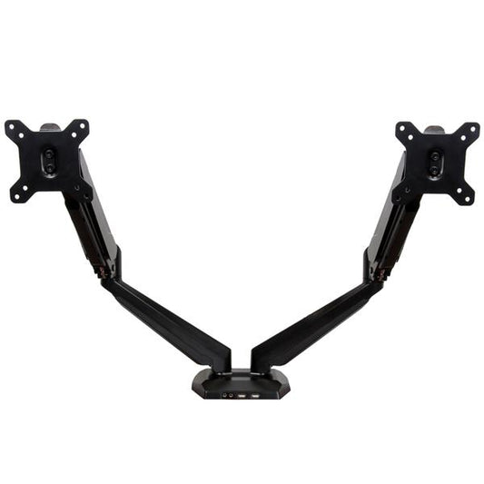 StarTech.com ARMSLIMDUO soporte para pantalla plana 76.2 cm (30") Escritorio Negro