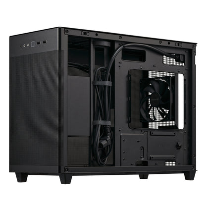 Gabinete Asus Prime AP201 Black Paneles de Malla Micro ATX Negro