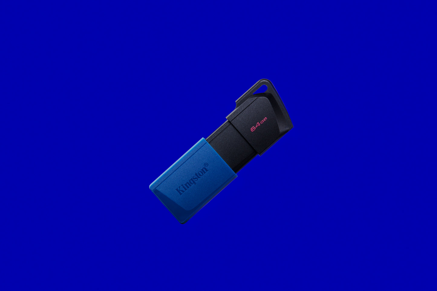 Memoria USB Kingston DataTraveler Exodia M 64GB USB 3.2 Gen1 Color Negro-Azul