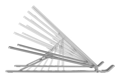 Soporte laptop Manhattan p/Escritorio de posiciones aluminio ECO