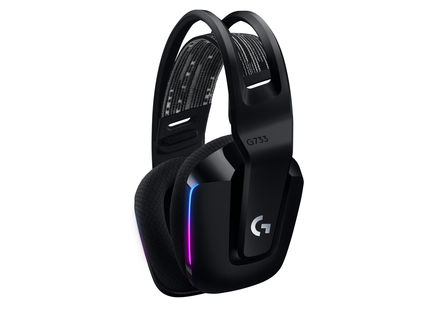 Audífonos Logitech G733 LIGHTSPEED Gaming Inalámbricos RGB Color Negro