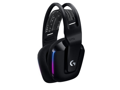 Audífonos Logitech G733 LIGHTSPEED Gaming Inalámbricos RGB Color Negro
