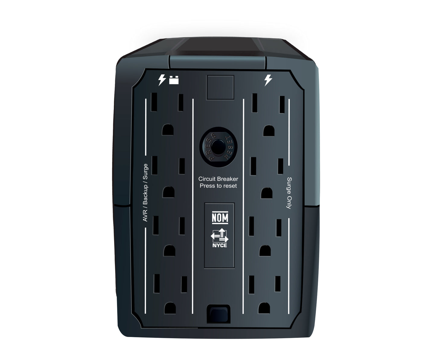 UPS CDP R-UPR 1008 Interactivo 1000VA/500W 8 Contactos Indicadores LED de funcionamiento