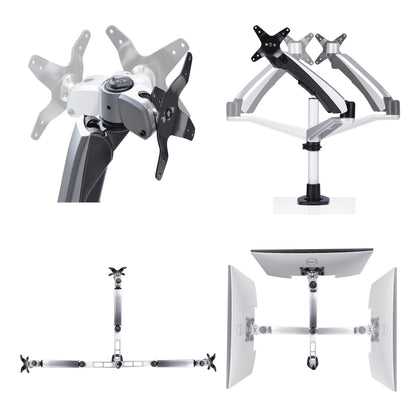StarTech.com 1MP1ACG-MONITOR-ARM soporte para pantalla plana 76.2 cm (30") Negro, Plata