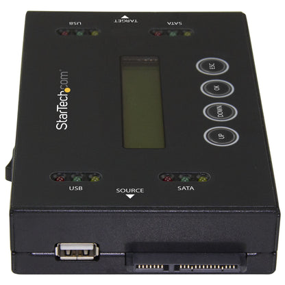 StarTech.com SU2DUPERA11 duplicador de datos o soporte Duplicador de discos duros Negro 2 copias