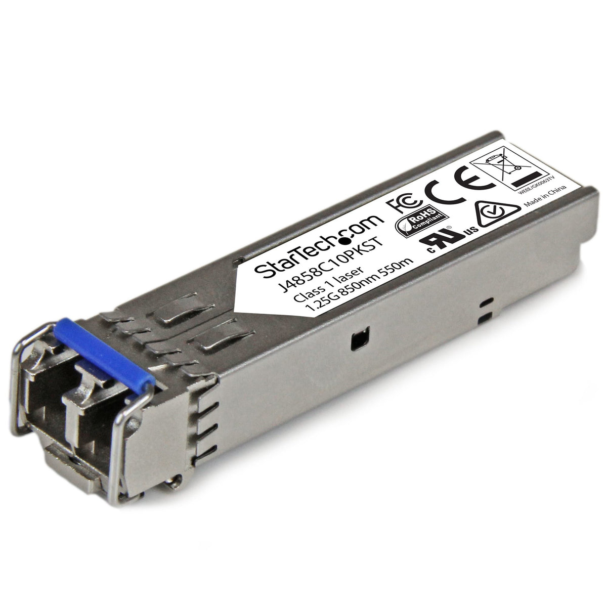 StarTech.com J4859C10PKST módulo de red del transceptor Fibra óptica 1250 Mbit/s