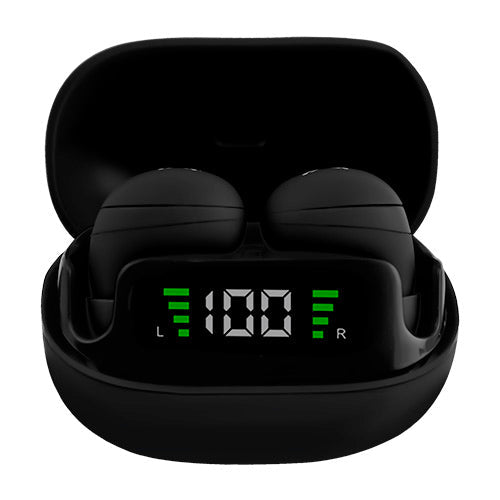 Audífonos Inalámbricos Perfect Choice TWS Mini Tiny Beats con Indicador de Carga Color Negro