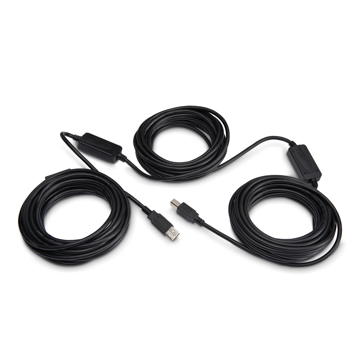 StarTech.com 15m USB 2.0, M/M cable USB 0.48 Gbit/s Aluminio, Negro