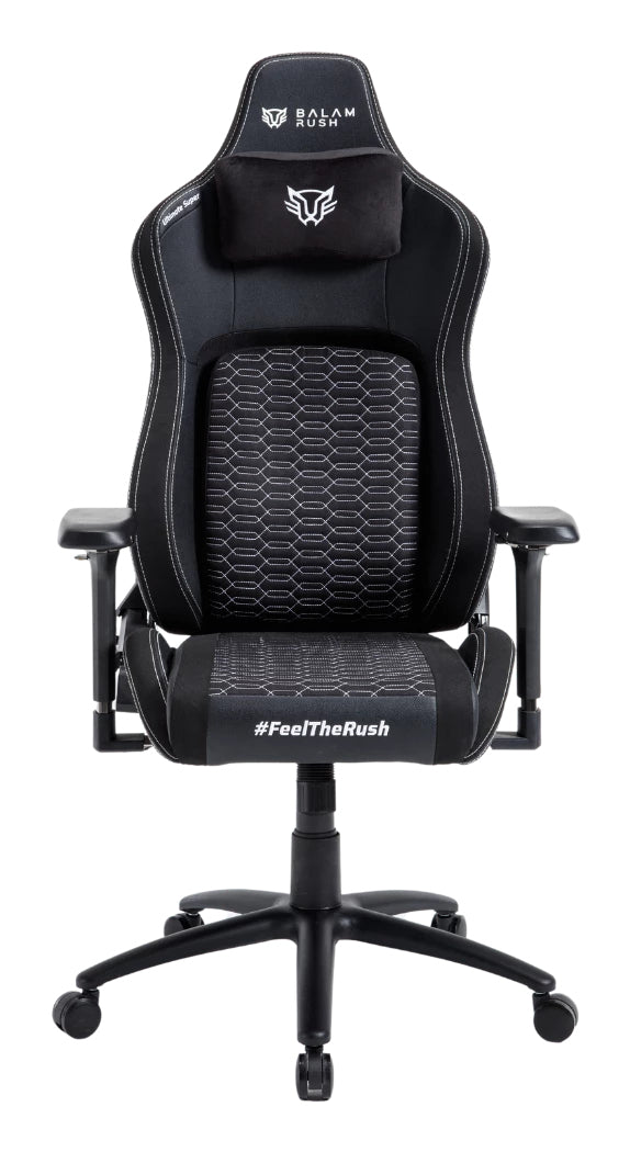 Silla Gamer Balam Rush Ultimate U5 PU+Alcantara Clase 4 Soporta 150kg 135° Reposabrazos 4D Cojines