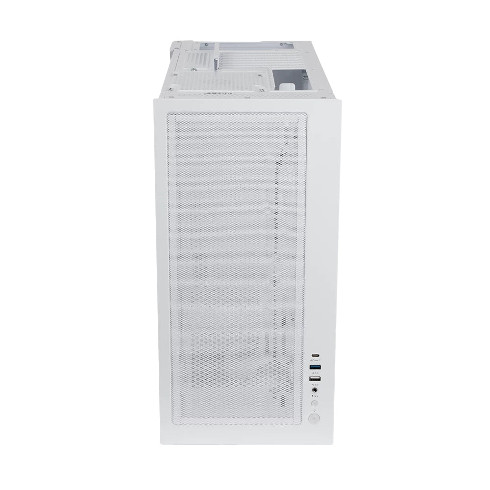 Gabinete Gamer Balam Rush Media Torre Tank Super 9200 TB Max MB ATX USB C 3.1/xUSB 3.0/USB 2.0 ARGB Blanco