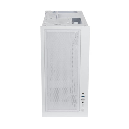Gabinete Gamer Balam Rush Media Torre Tank Super 9200 TB Max MB ATX USB C 3.1/xUSB 3.0/USB 2.0 ARGB Blanco