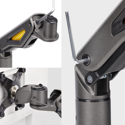 StarTech.com H1M1AG2-MONITOR-ARM soporte para pantalla plana 81.3 cm (32") Escritorio Negro