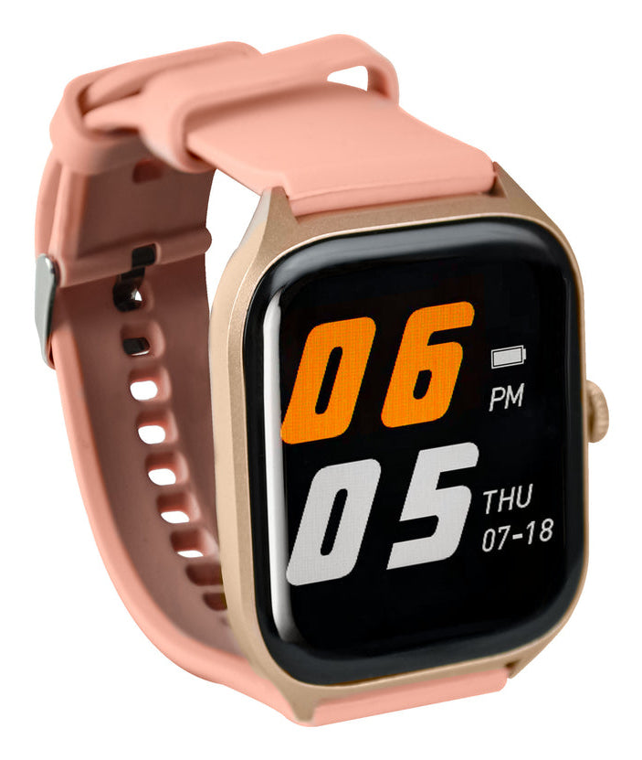Perfect Choice PC-270225 reloj inteligente y deportivo 4.65 cm (1.83") TFT Digital 240 x 286 Pixeles Rosa dorado