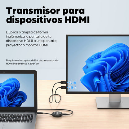 Transmisor Inalámbrico de Video Manhattan HDMI 1080p