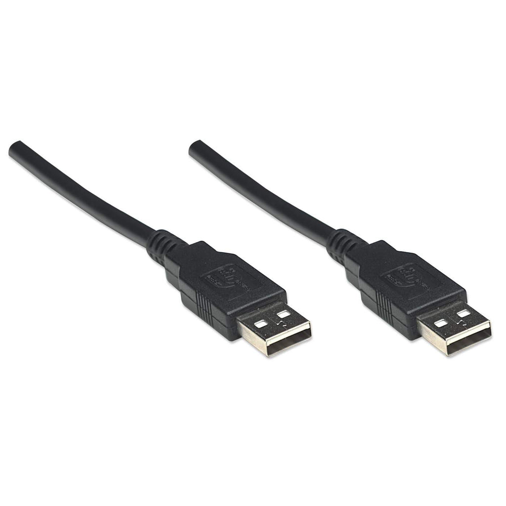 Cable Manhattan USB-A 2.0 Alta Velocidad 1.8m Color Negro