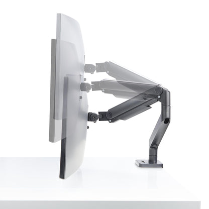 StarTech.com H1M1AG1-MONITOR-ARM soporte para pantalla plana 124.5 cm (49") Negro