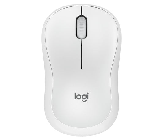 Mouse Logitech M240 Óptico Inalambrico Click Silencioso Bluetooth USB 100dpi Color Blanco