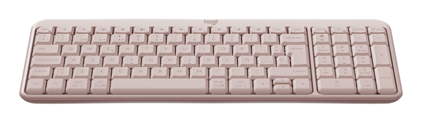 Logitech 920-013447 teclado Universal Bluetooth QWERTY Español Rosa