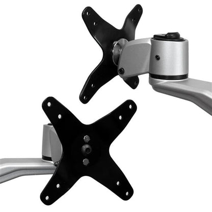 StarTech.com ARMDUAL30 soporte para pantalla plana 76.2 cm (30") Escritorio Negro, Plata