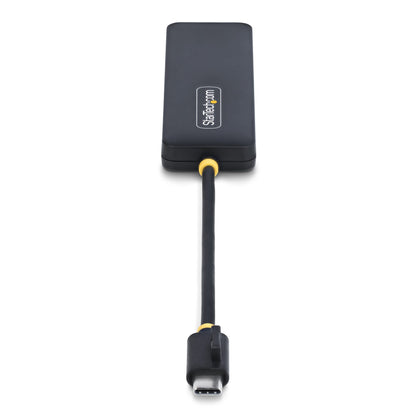 StarTech.com H5C4A-USB-HUB nodo concentrador USB 3.2 Gen 1 (3.1 Gen 1) Type-C 5000 Mbit/s Negro
