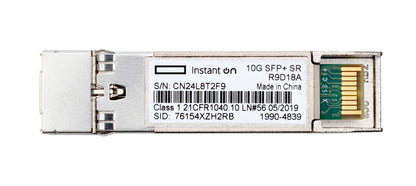 HPE Aruba Networking Networking Instant On 10G SFP+ LC SR 300m OM3 MMF Transceiver módulo de red del transceptor Fibra óptica 10000 Mbit/s SFP+