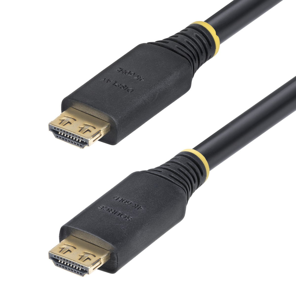 StarTech.com HDMI2-CABLE-GRIP-15M cable HDMI HDMI Tipo A (Estándar) Negro