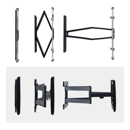 StarTech.com 65SAP2-TV-WALL-MOUNT soporte para TV 165.1 cm (65") Negro, Plata