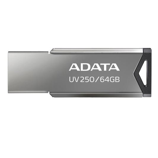 Memoria USB ADATA 64 GB UV250 Color Plata Metalica 2.0