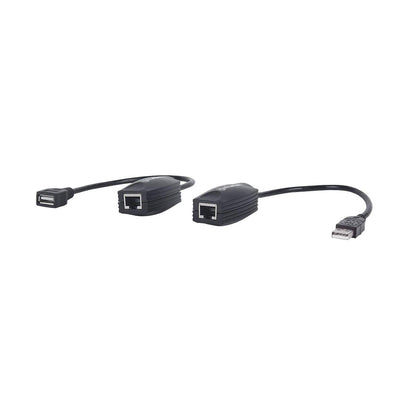 Cable Manhattan Extensor Línea USB Hasta 60m Color Negro