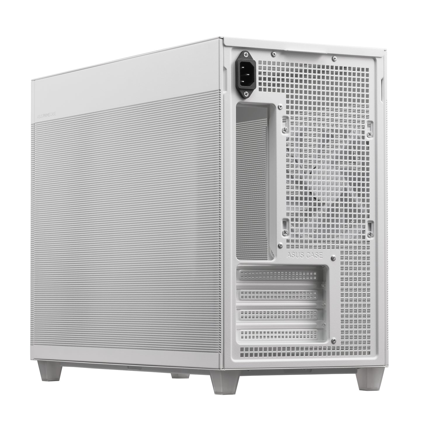 Gabinete Asus PRIME AP201 White Paneles de Malla Micro ATX Blanco