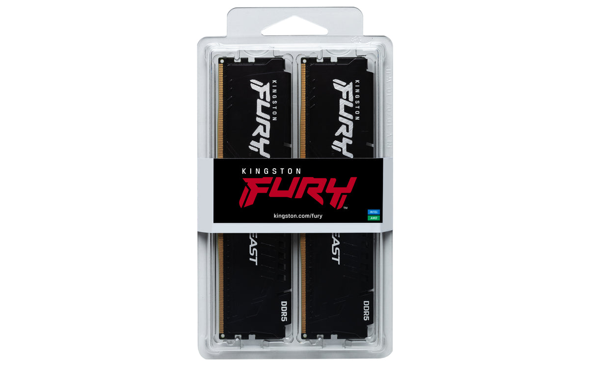 Kingston Technology FURY Beast módulo de memoria 32 GB 2 x 16 GB DDR5 5200 MT/s 288-pin DIMM