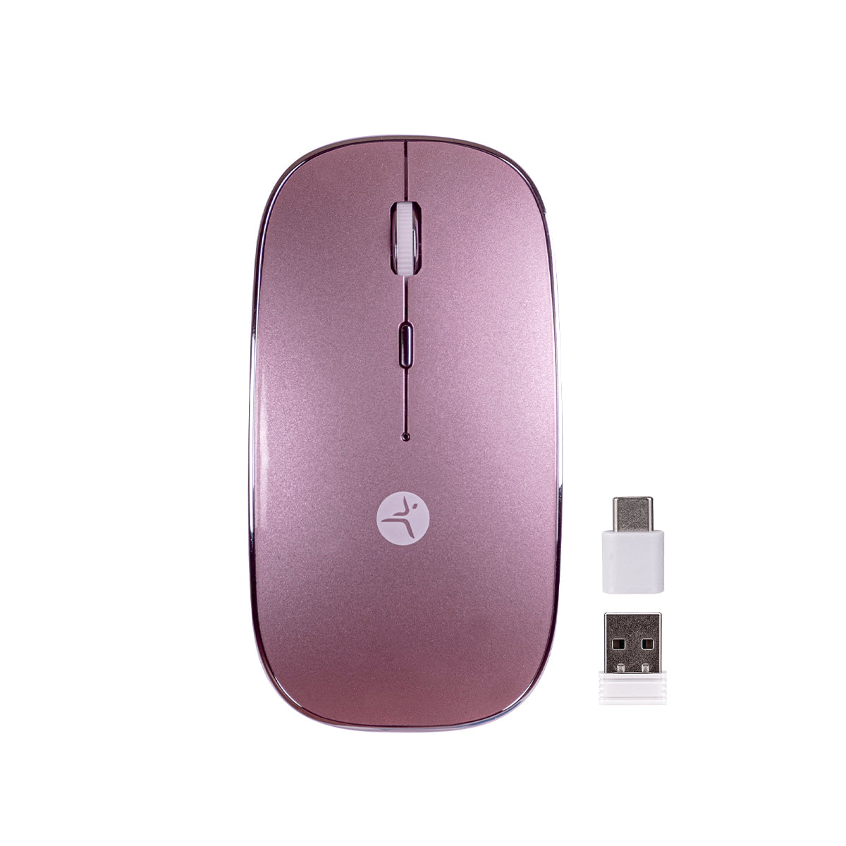 Mouse TechZone Recargable Rora con Nano Receptor Tipo C Y Usb a Mouse Pad Incluido DPI 1000/1200/1600