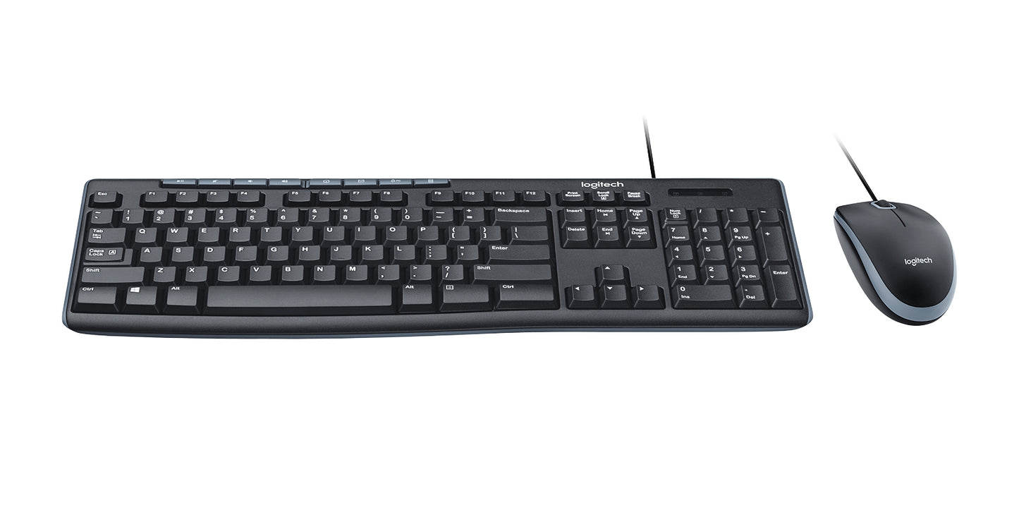 Teclado y Mouse Logitech Media Combo MK200