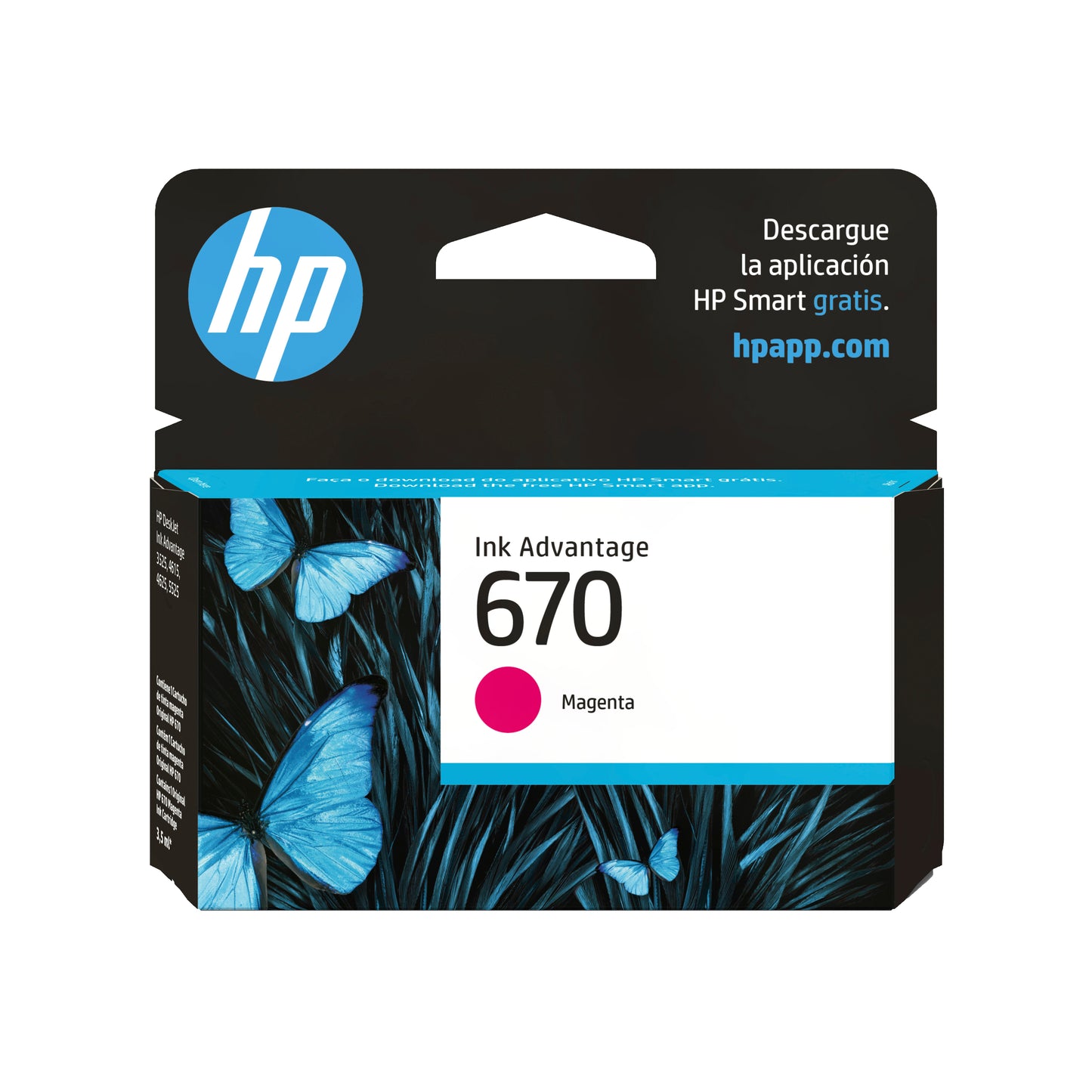 Tinta HP 670 Magenta