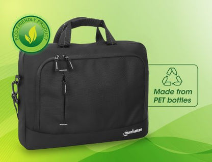 Manhattan 440363 maletín para laptop 35.8 cm (14.1") Bolsa tipo mensajero Negro