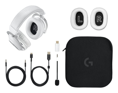 Logitech G 981-001268 audífono y auriculare Auriculares Inalámbrico Diadema Juego Bluetooth Blanco