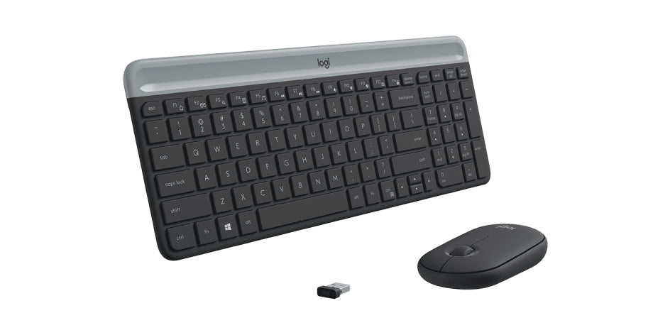 Logitech 920-009266 teclado Ratón incluido Oficina RF inalámbrico Español Grafito
