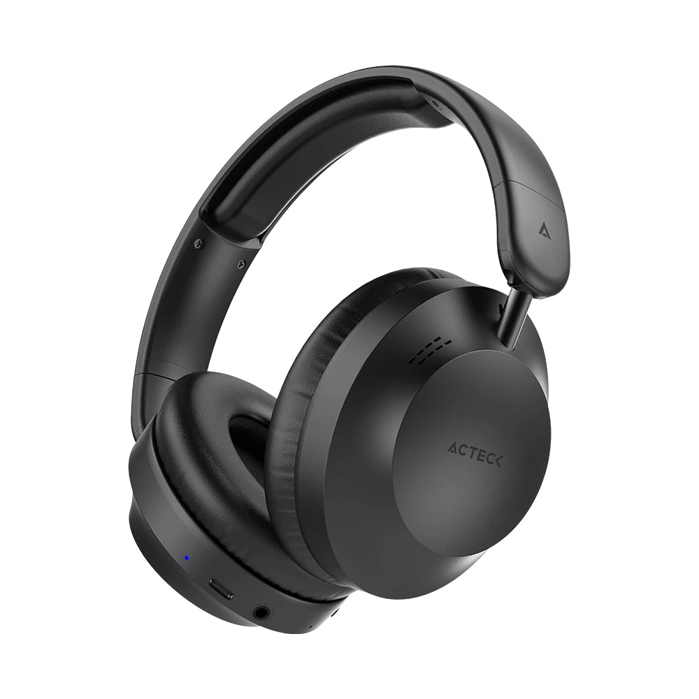 Acteck Triton Pro HP636 Auriculares Inalámbrico y alámbrico Diadema Llamadas/Música USB Tipo C Bluetooth Negro