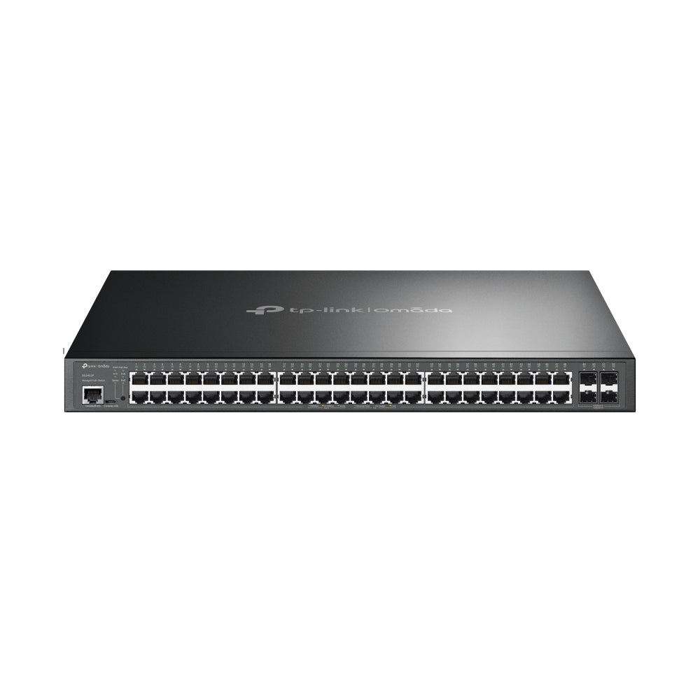 TP-Link Omada SG3452P dispositivo de redes Gestionado L2/L3 Gigabit Ethernet (10/100/1000) Energía sobre Ethernet (PoE) 1U Negro