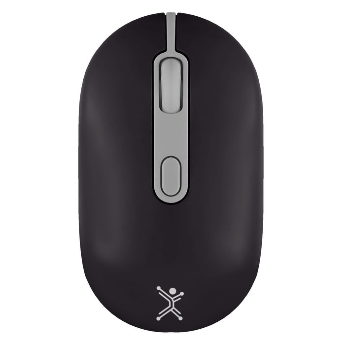 MOUSE RECARGABLE PERFECT CHOICE  2.4GHZ+BT CLIC SILENCIOSO COLORI - NEGRO