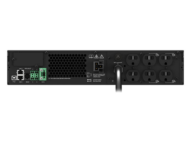 Vertiv Liebert GXT5LI-1500LVRT2UXL sistema de alimentación ininterrumpida (UPS) Doble conversión (en línea) 1.5 kVA 1350 W 6 salidas AC